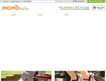 Tablet Screenshot of momobaby.com